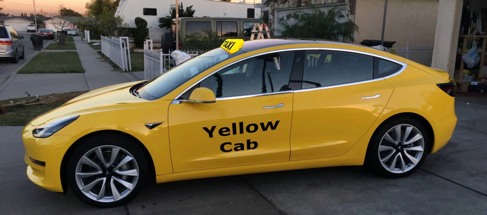 Tesla Taxi NYC