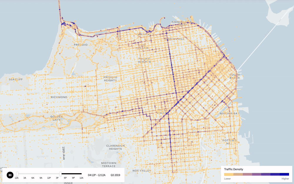Traffic Patterns in San Francisco