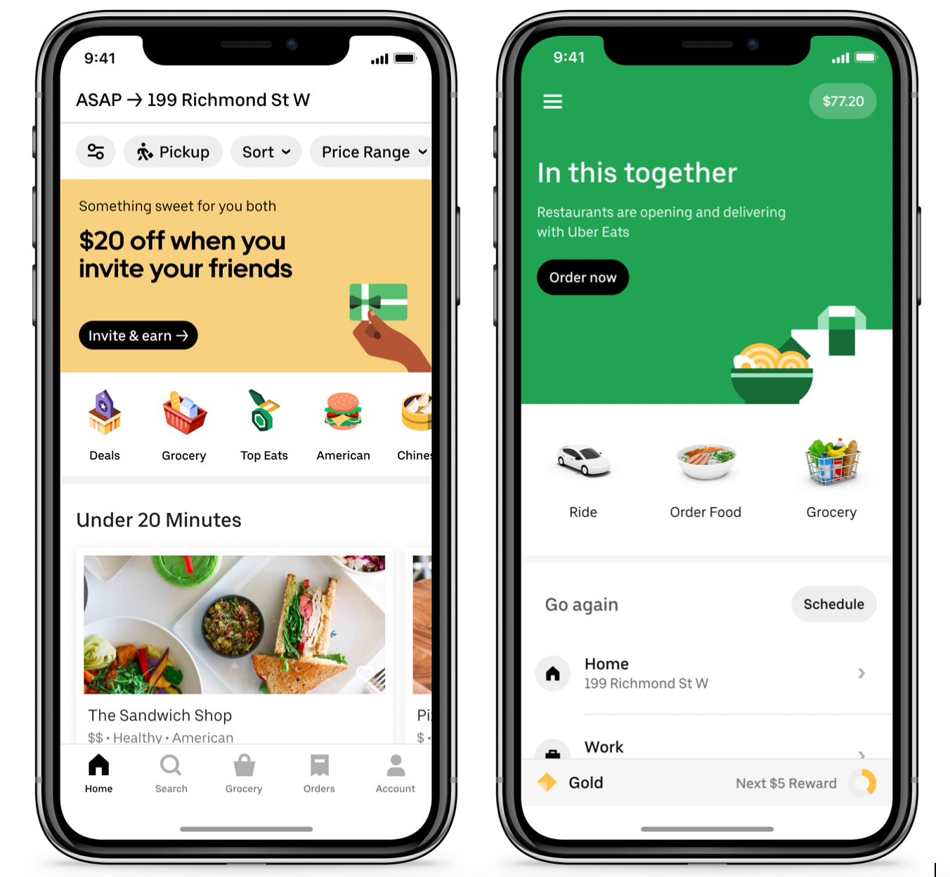 Uber Grocery Delivery