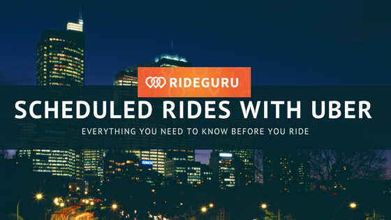 uber scheduled rides