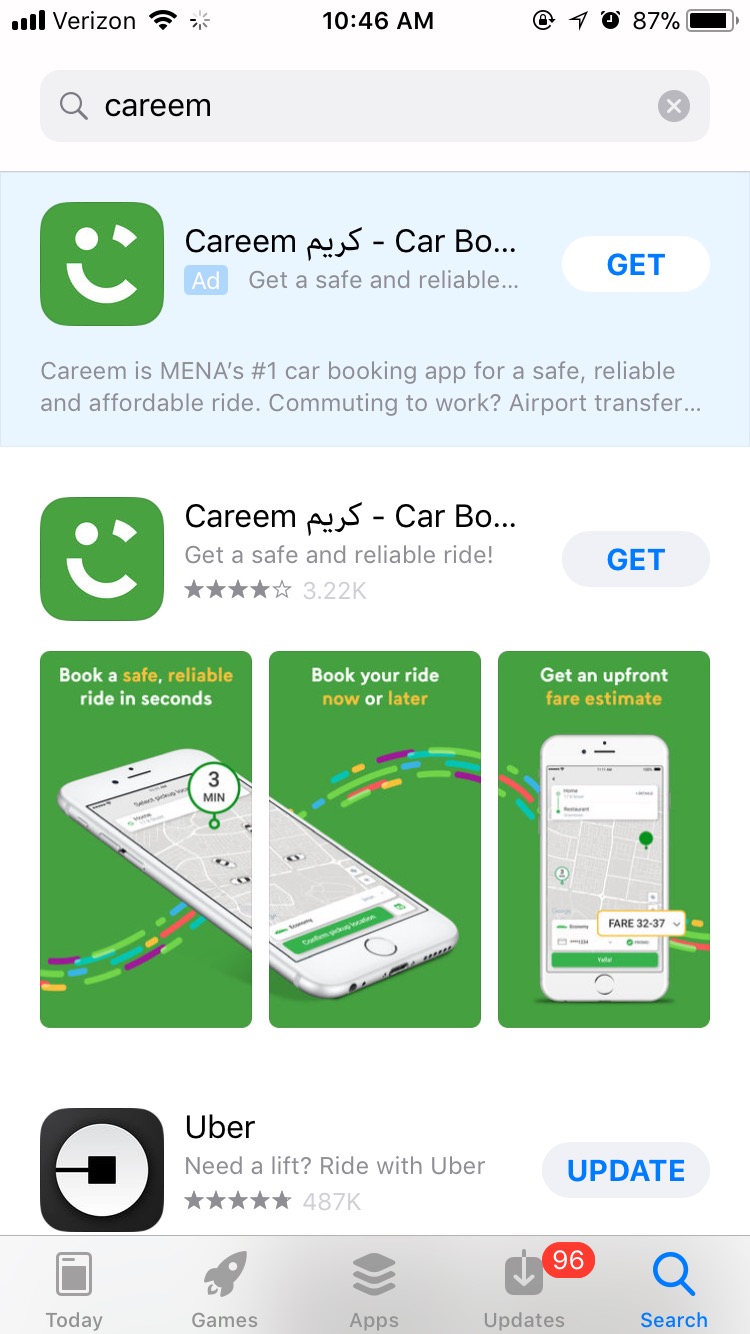 sign up for careem