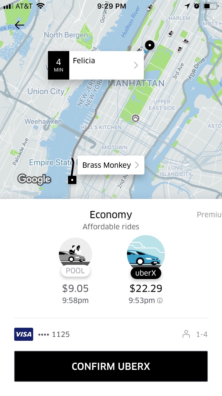 request uber for friend