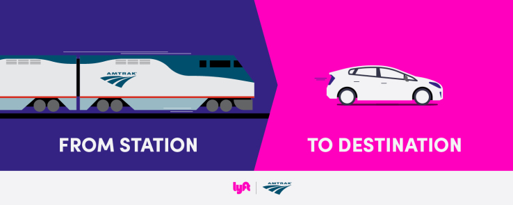 lyft amtrak partnership